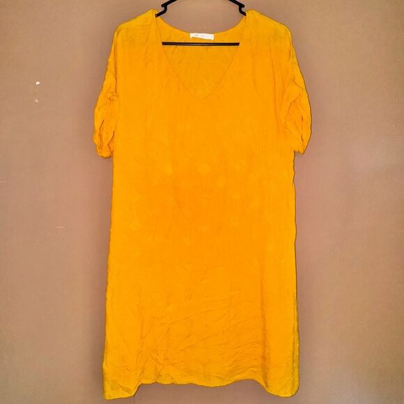Cupshe Yellow Lace Summer Dress - Size Small - Picture 1 of 7